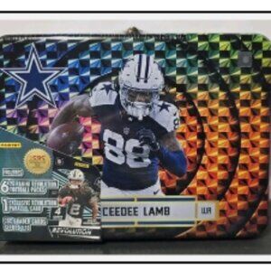 2025 PANINI REVOLUTION CEEDEE LAMB SEALED LUNCH BOX TIN DALLAS COWBOYS NFL CARDS